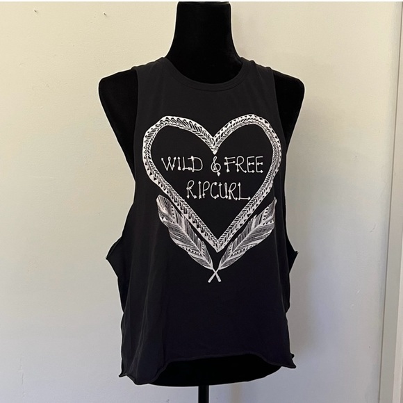 LIKE NEW | Women’s RipCurl ‘Wild & Free’ Sleeveless Tank Top Shirt Medium - Picture 5 of 5